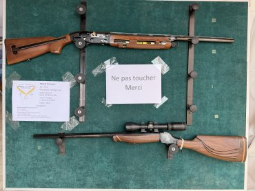 Des réalisations d'élèves de l'école d'armurerie Benoît Fourneyron de Saint Etienne.
